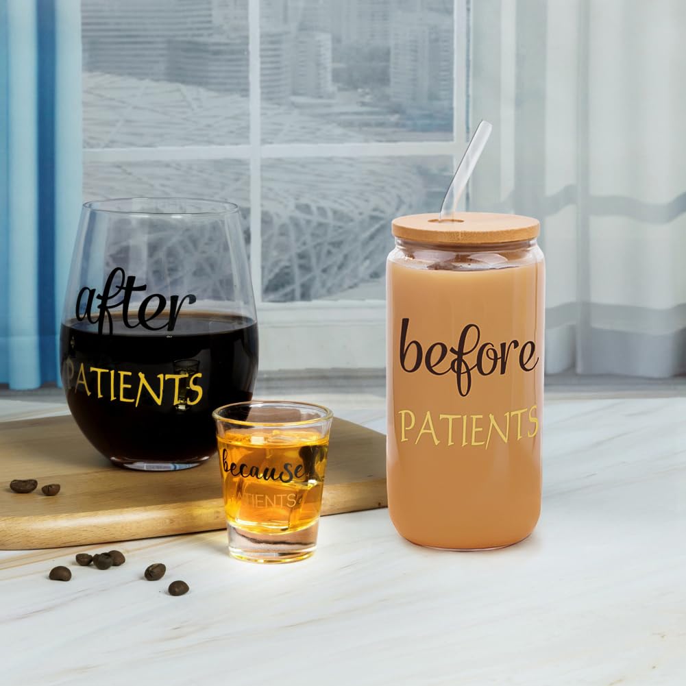 PUGED can glass 16oz sturdy everyday beverage option with a playful message