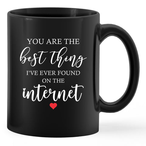 PUHEI mug front view shows compact 11 oz size for daily coffee rituals.