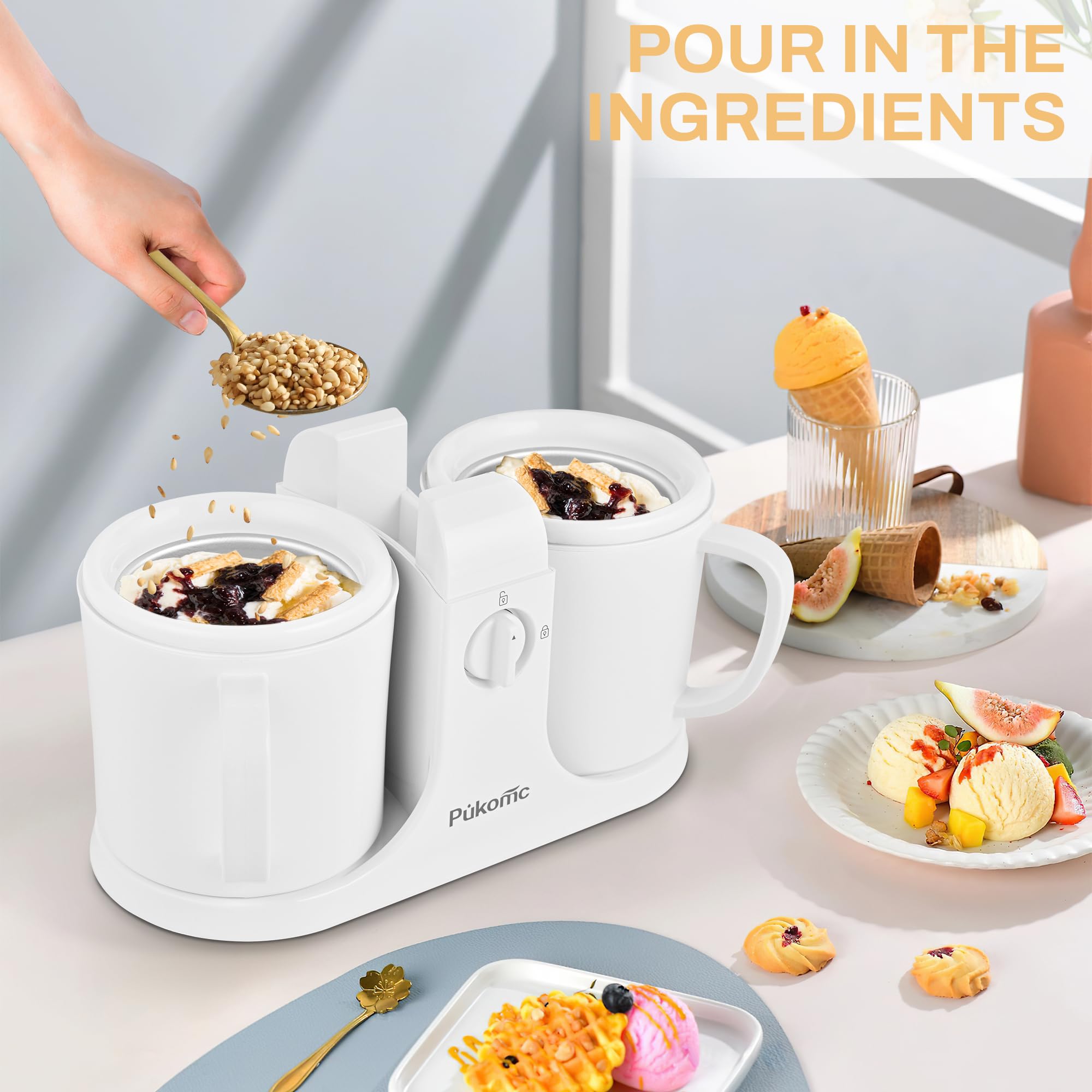 Pukomc easy-clean design supports hassle-free maintenance.