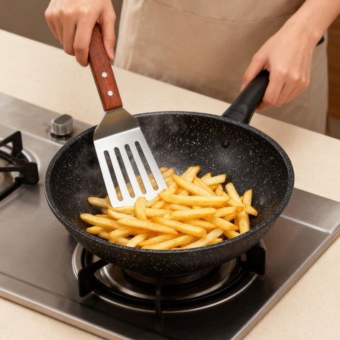 Pumtus flat-top grill spatula perfect for eggs and burgers