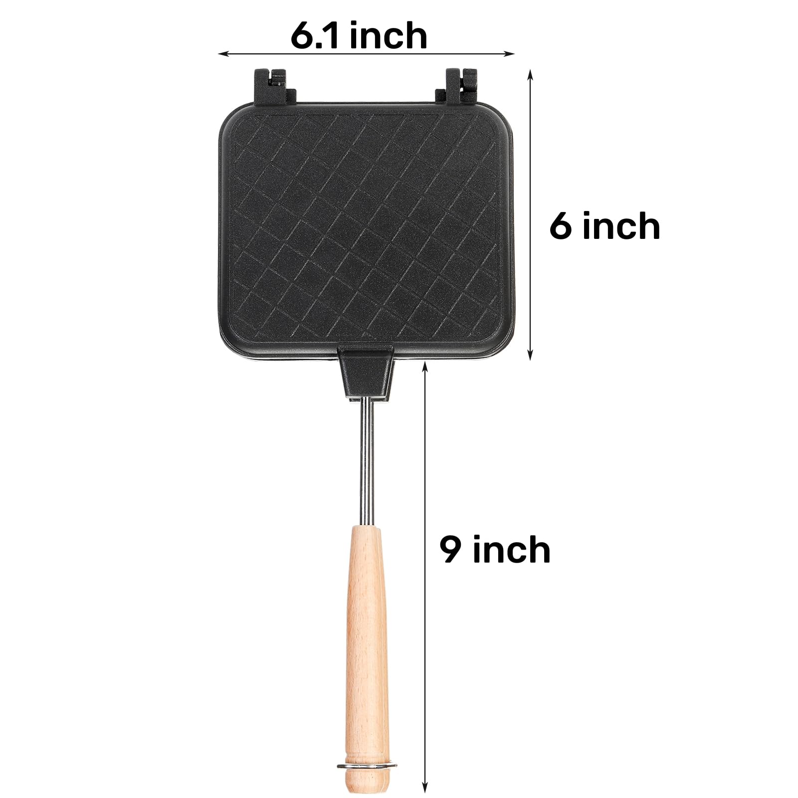 Pumtus panini maker handle ergonomic for safe grip