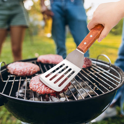 Pumtus stainless steel spatulas pack versatile for daily cooking