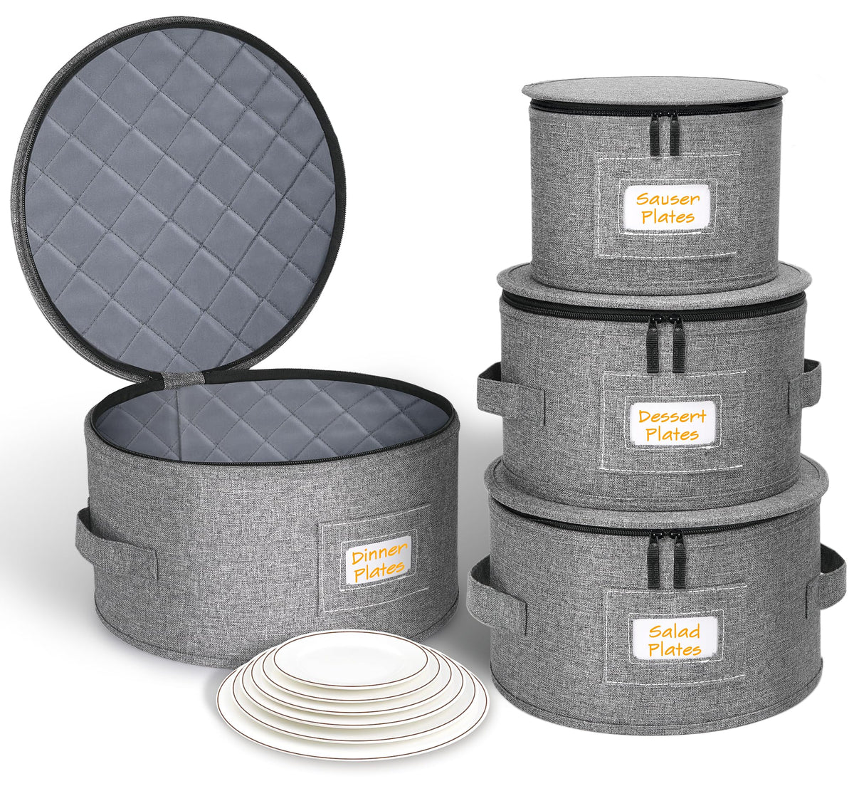 Punemi china storage container top view with sturdy lid for safe moving