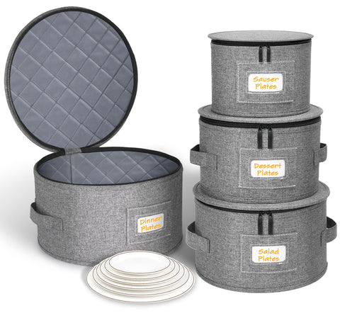 Punemi china storage container top view with sturdy lid for safe moving