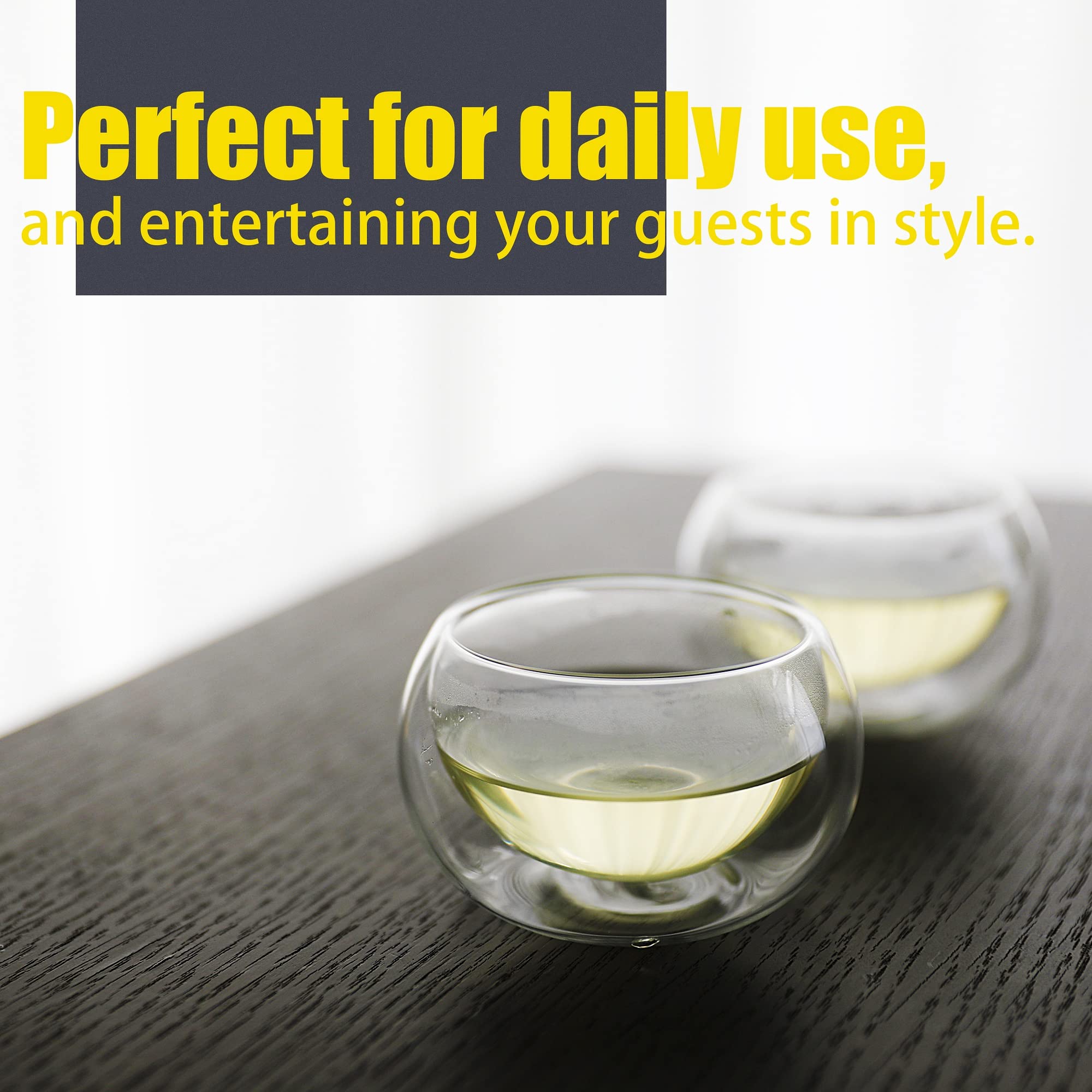 PunPun glasses are freezer and microwave safe, ready for quick prep and serving.