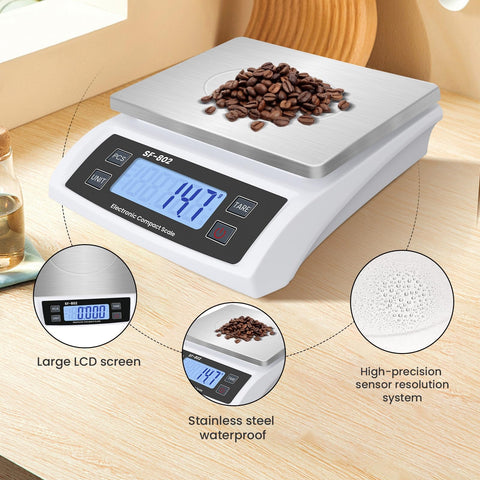 Puozult scale powered by adapter or batteries for flexible use