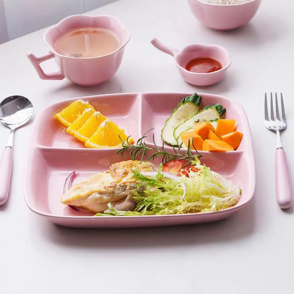 PUPOPIK microwave-safe plate top view emphasizes easy reheating and cleaning