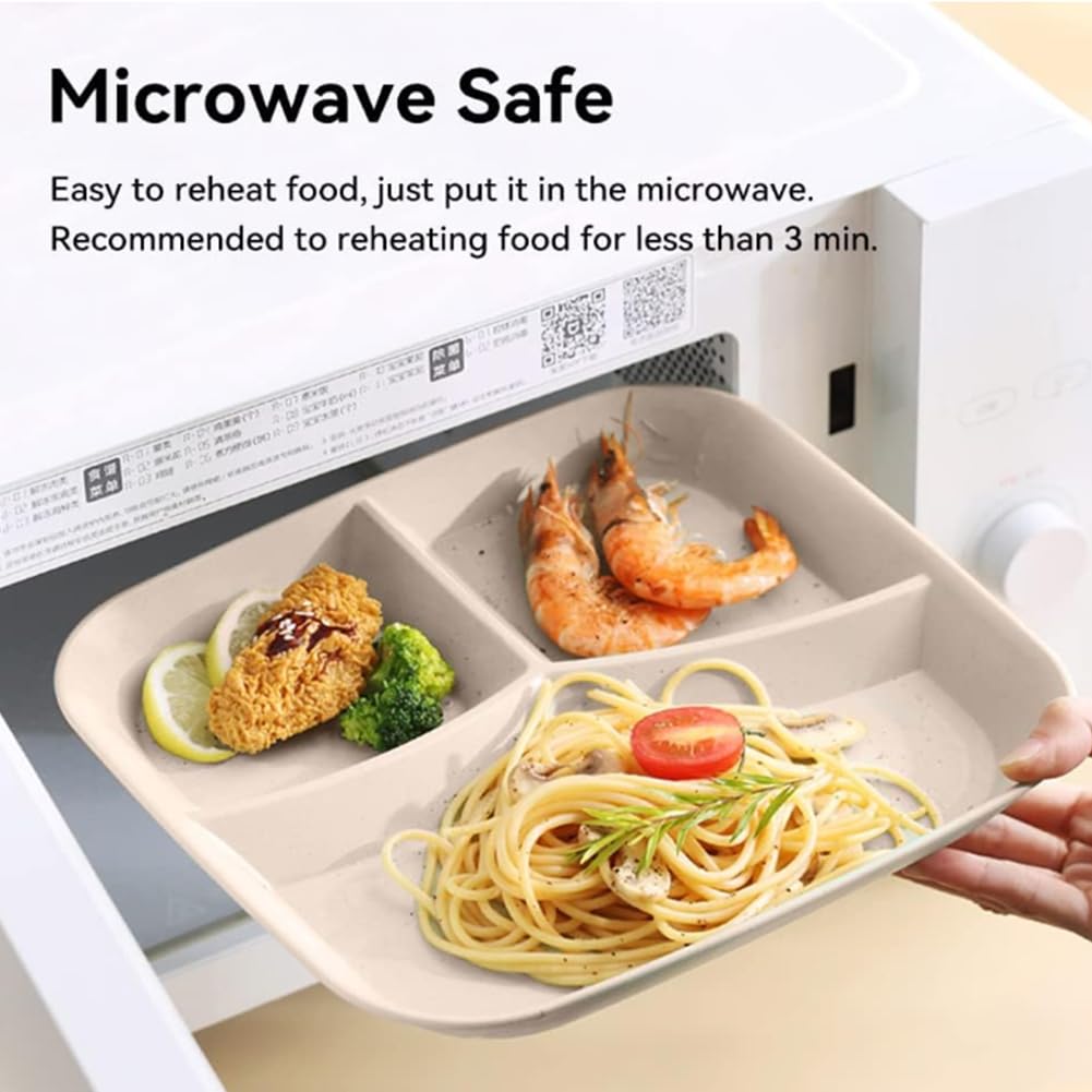 PUPOPIK stackable dinner plates arranged for compact kitchen storage