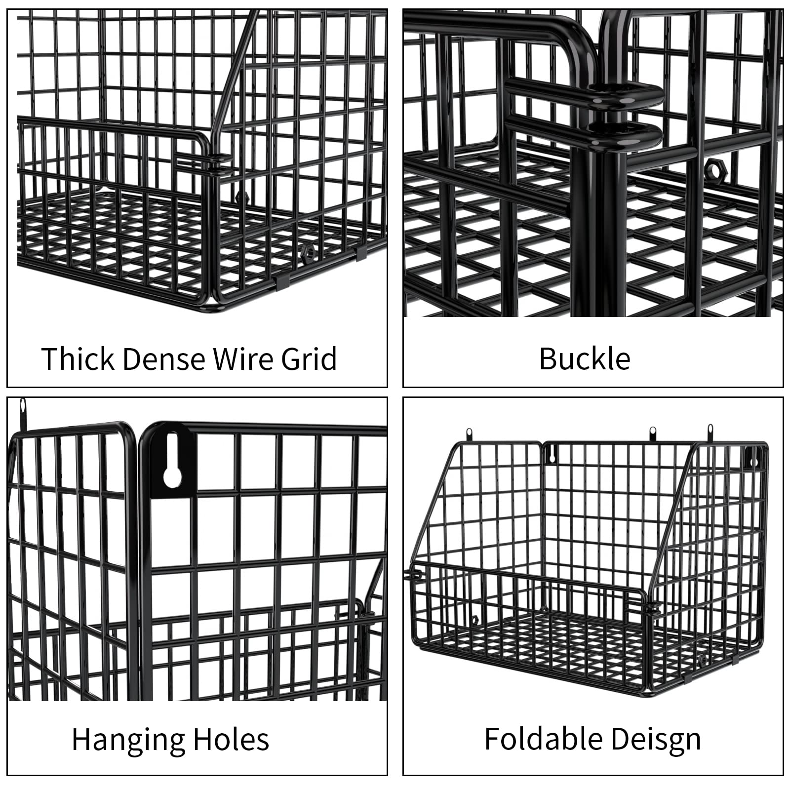 PUPPYCUTE kitchen pantry organizer baskets for containers and spices
