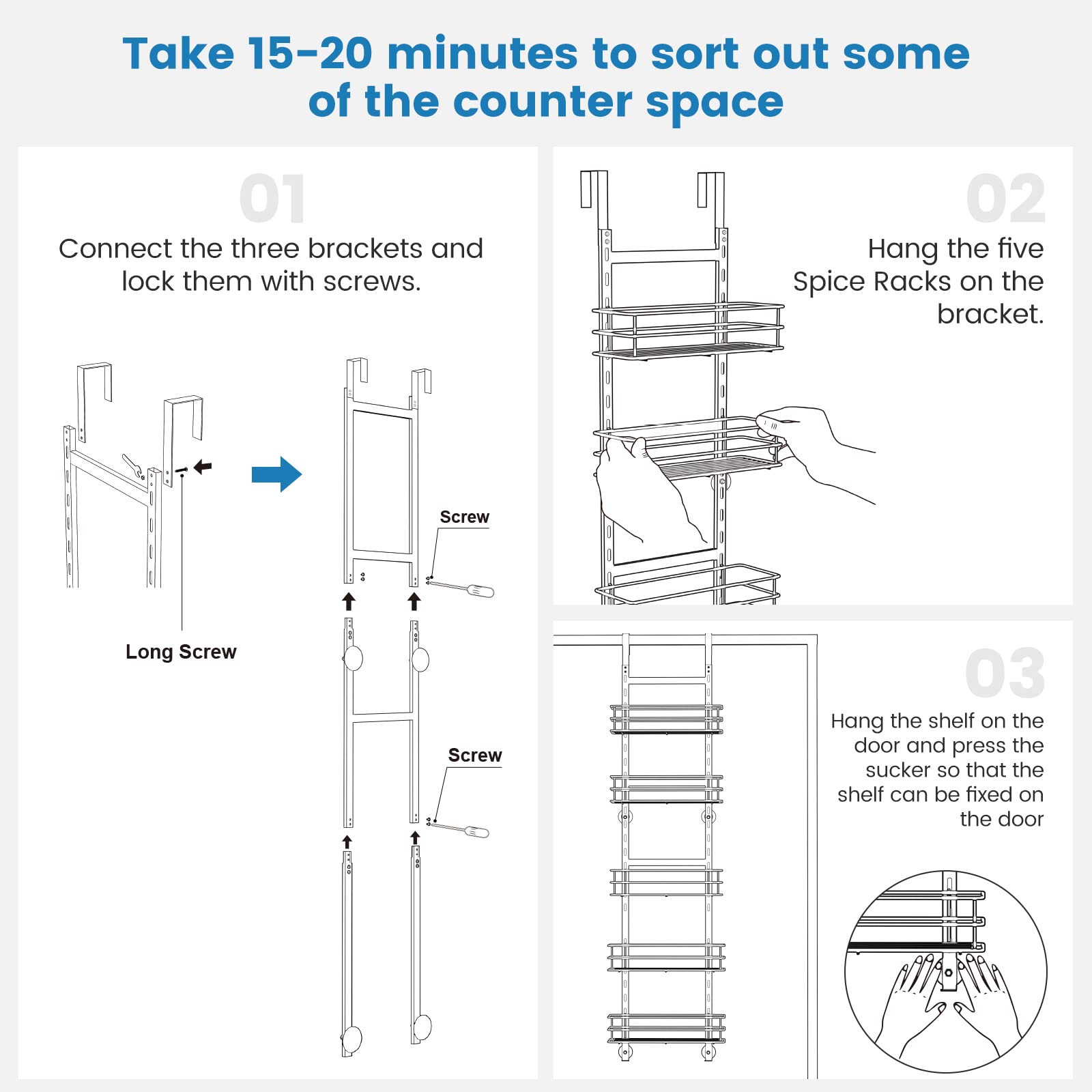 Purdaz easy install no drilling setup for quick pantry upgrade