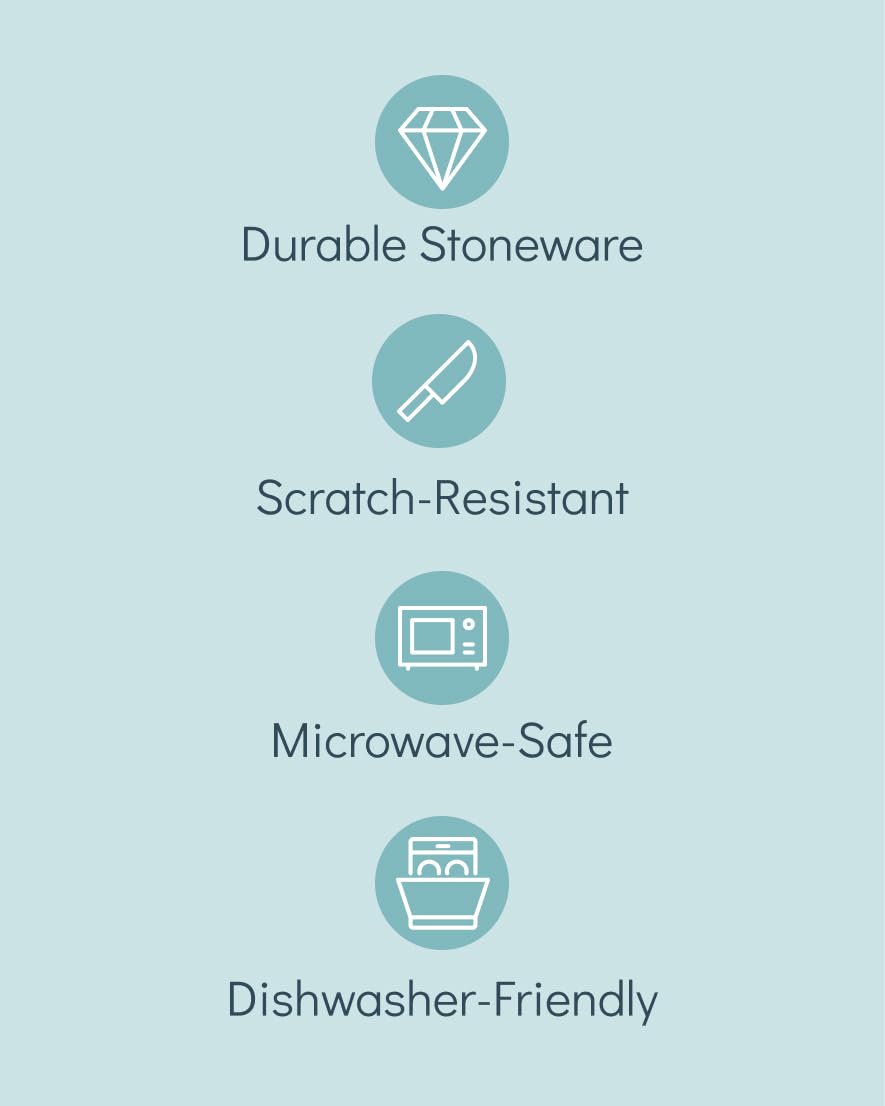 Pure Living scratch-resistant glaze protects the surface