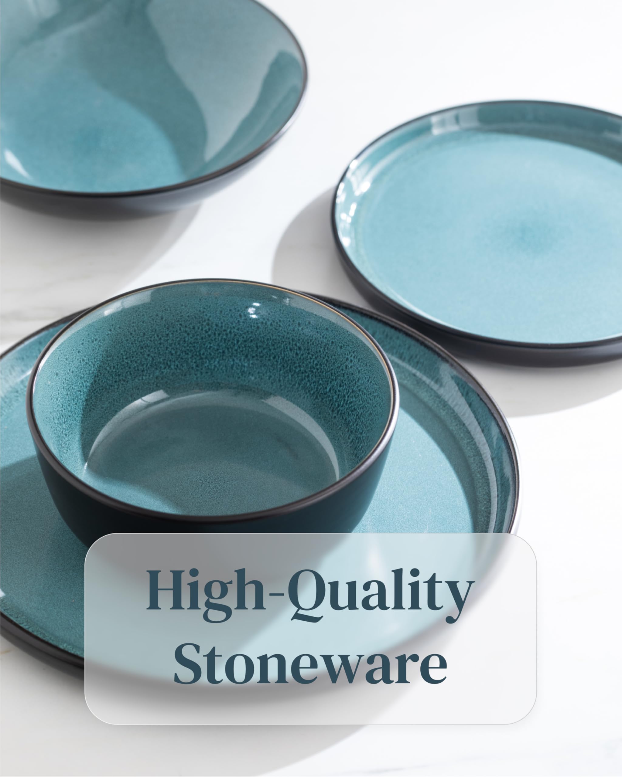 Pure Living petrol blue mugs with easy to hold handles for everyday comfort.