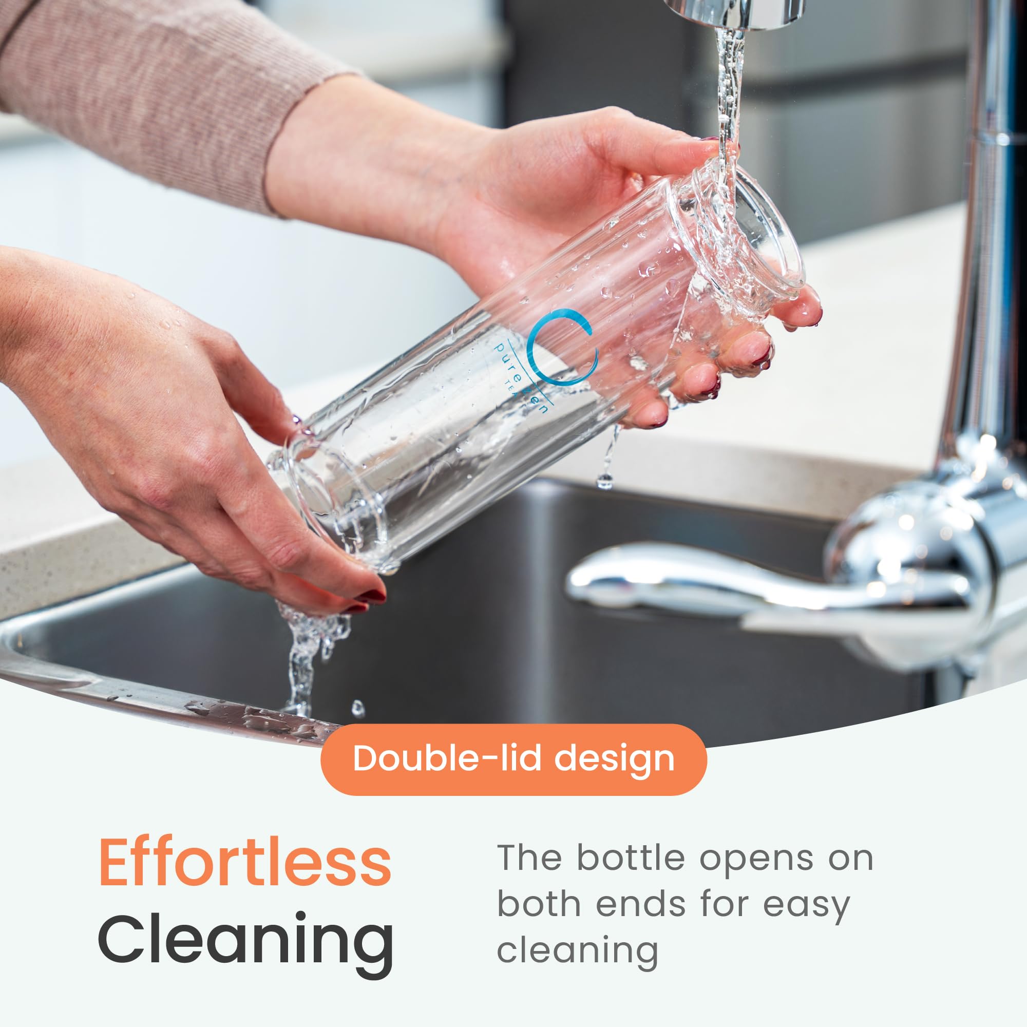 Pure Zen Tea tumbler fruit-infuser enables flavorful infusions on the go