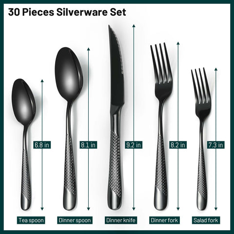 PUREAIN mirror-polish-finish silverware shines brilliantly for a refined dining look.