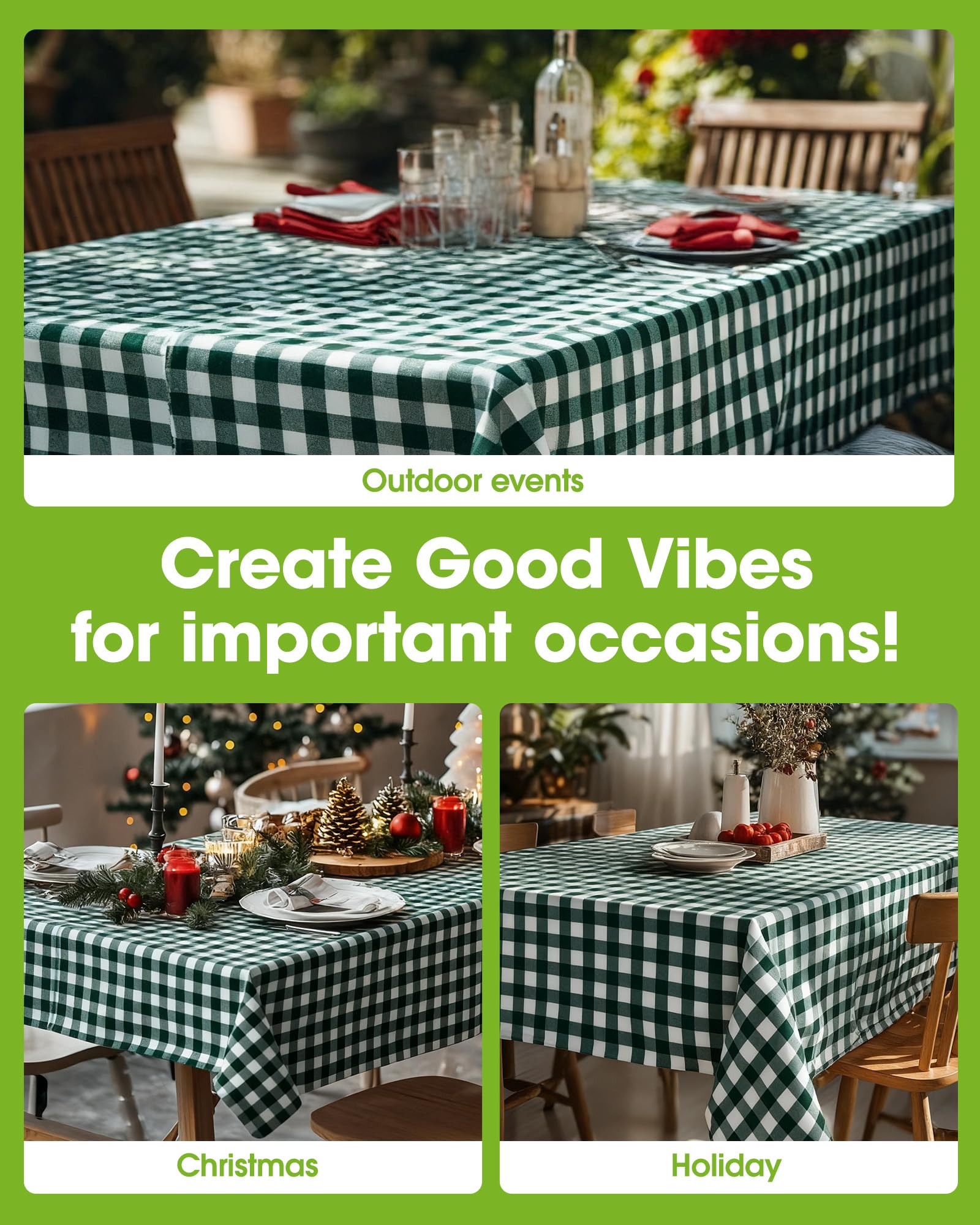 Pureegg 10-pack disposable tablecloths shown for event prep.