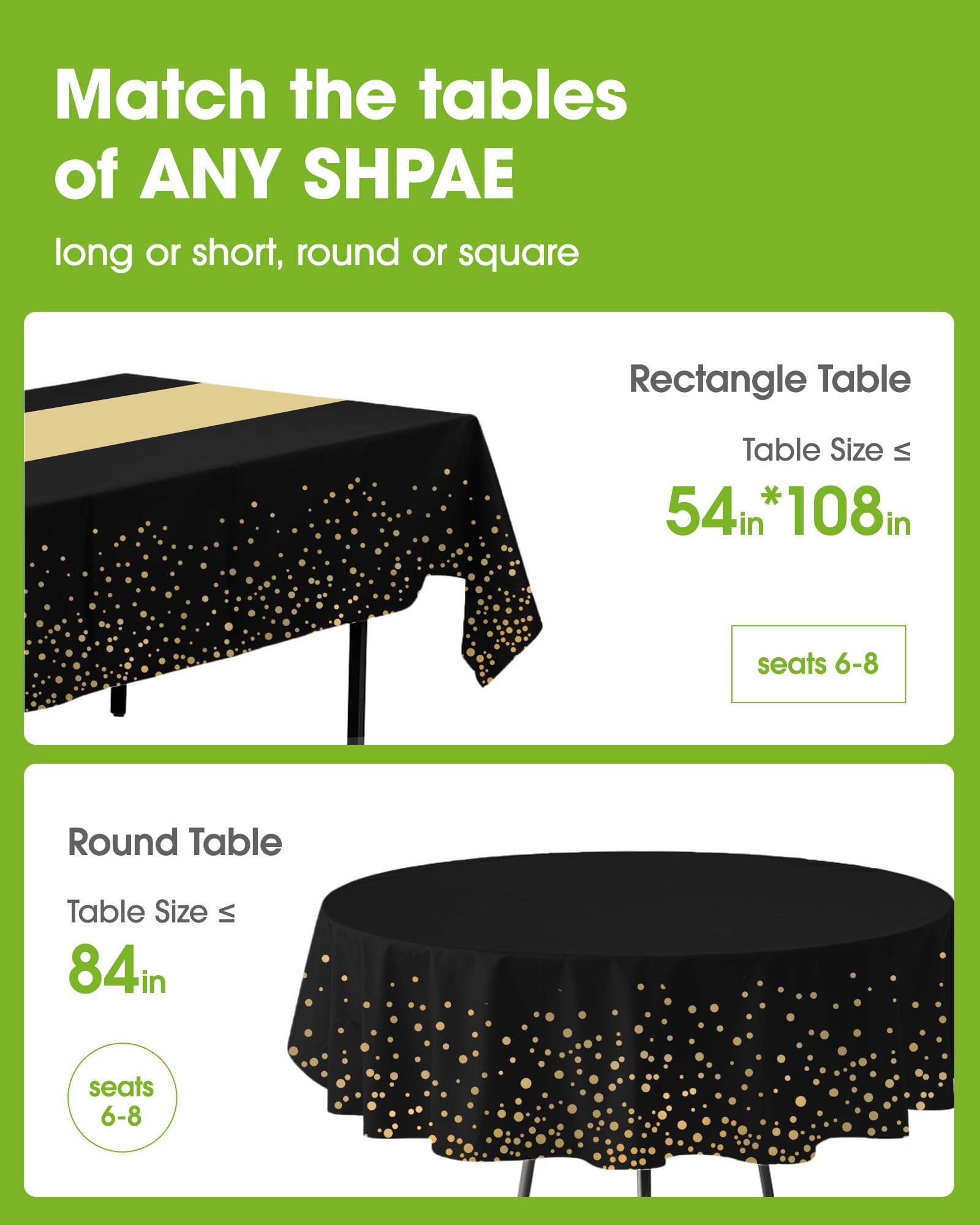 Pureegg disposable tablecloth pack-10 offers quick setup and easy cleanup