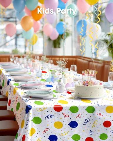 Pureegg folding banquet tablecloth covers a foldable table neatly