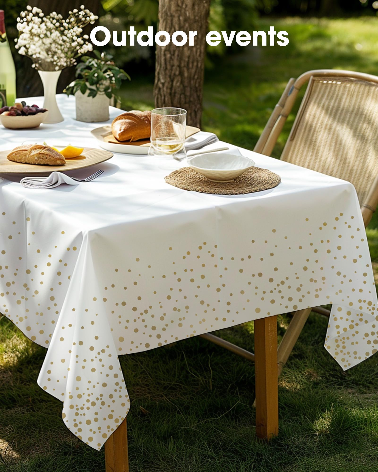 Disposable Pureegg cover simplifies hosting at parties.