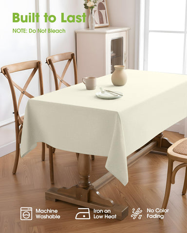 Pureegg linen blend with hemmed edges for refined dining aesthetics