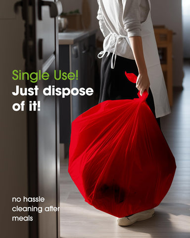 Pureegg leak-resistant tablecloth creates a barrier against spills and messes.