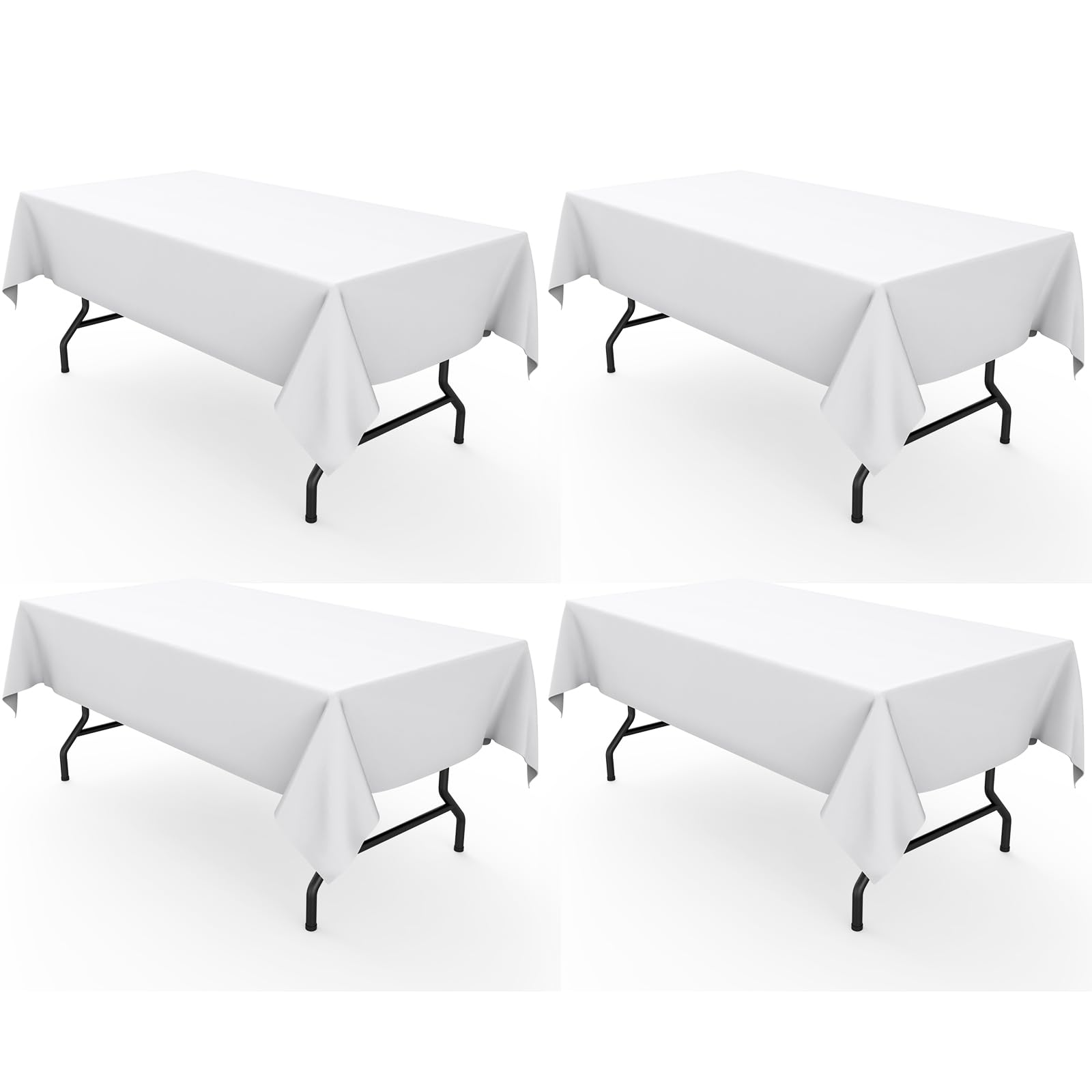 Pureegg rectangle table cloth 60x102 with wrinkle-resistant surface for elegant dining