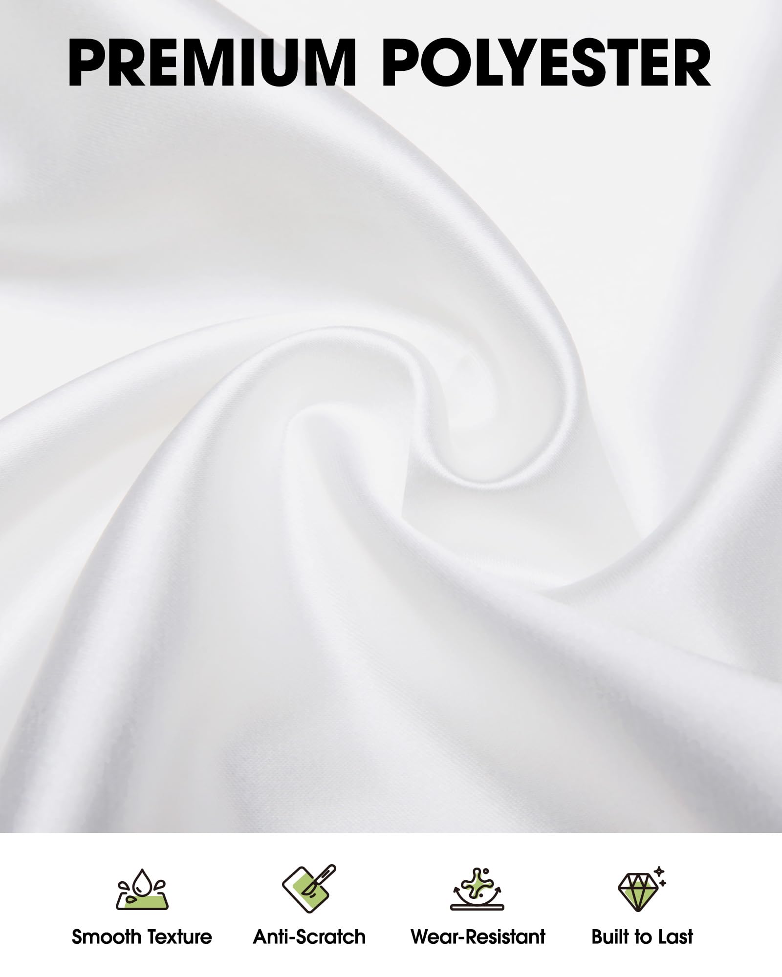 Pureegg wedding-dining-setup shows elegant tablescape using durable polyester.