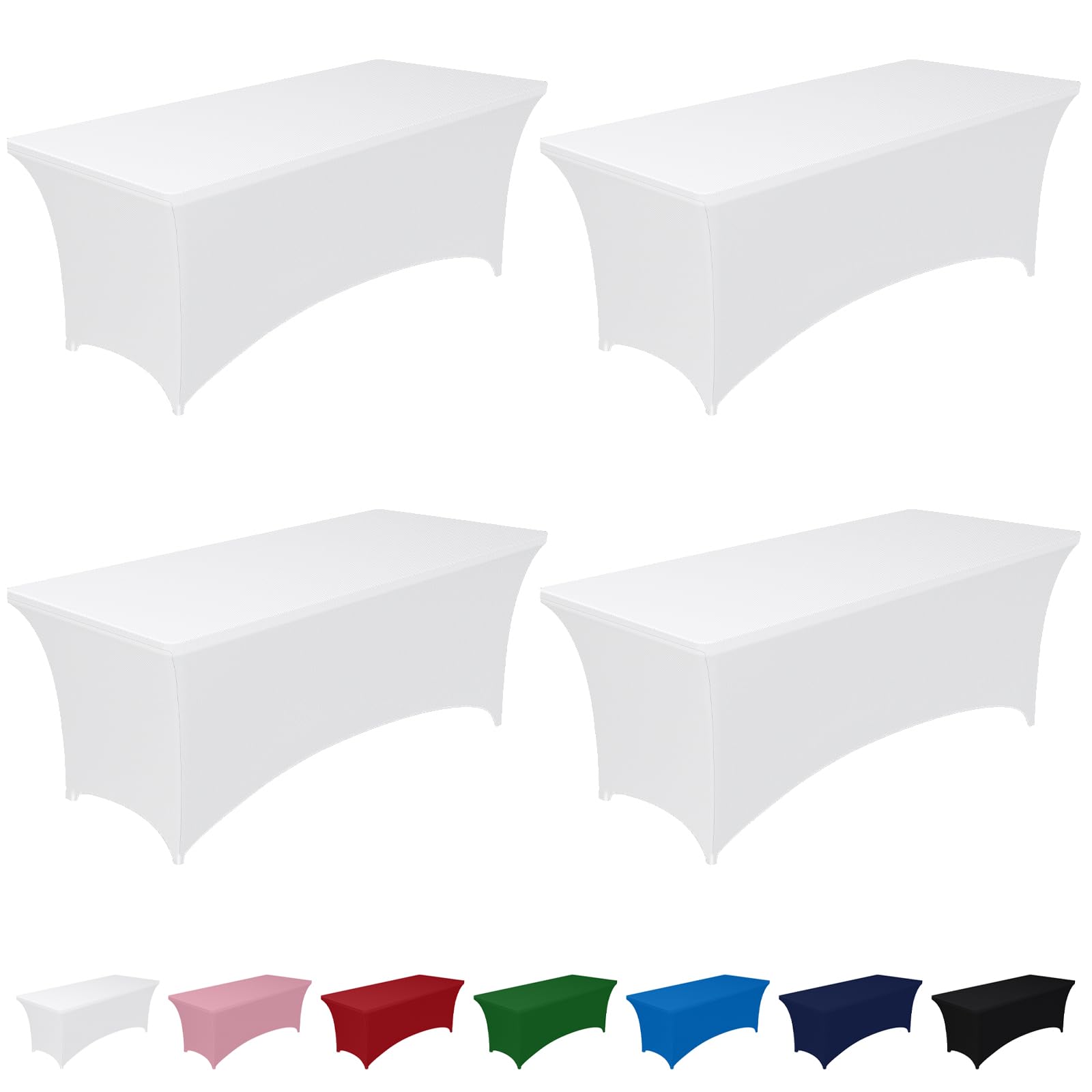 Pureegg Spandex tablecloth close-up highlighting wrinkle resistance and stretch