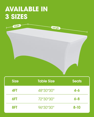 Pureegg Spandex tablecloth at a wedding setup for elegant dining