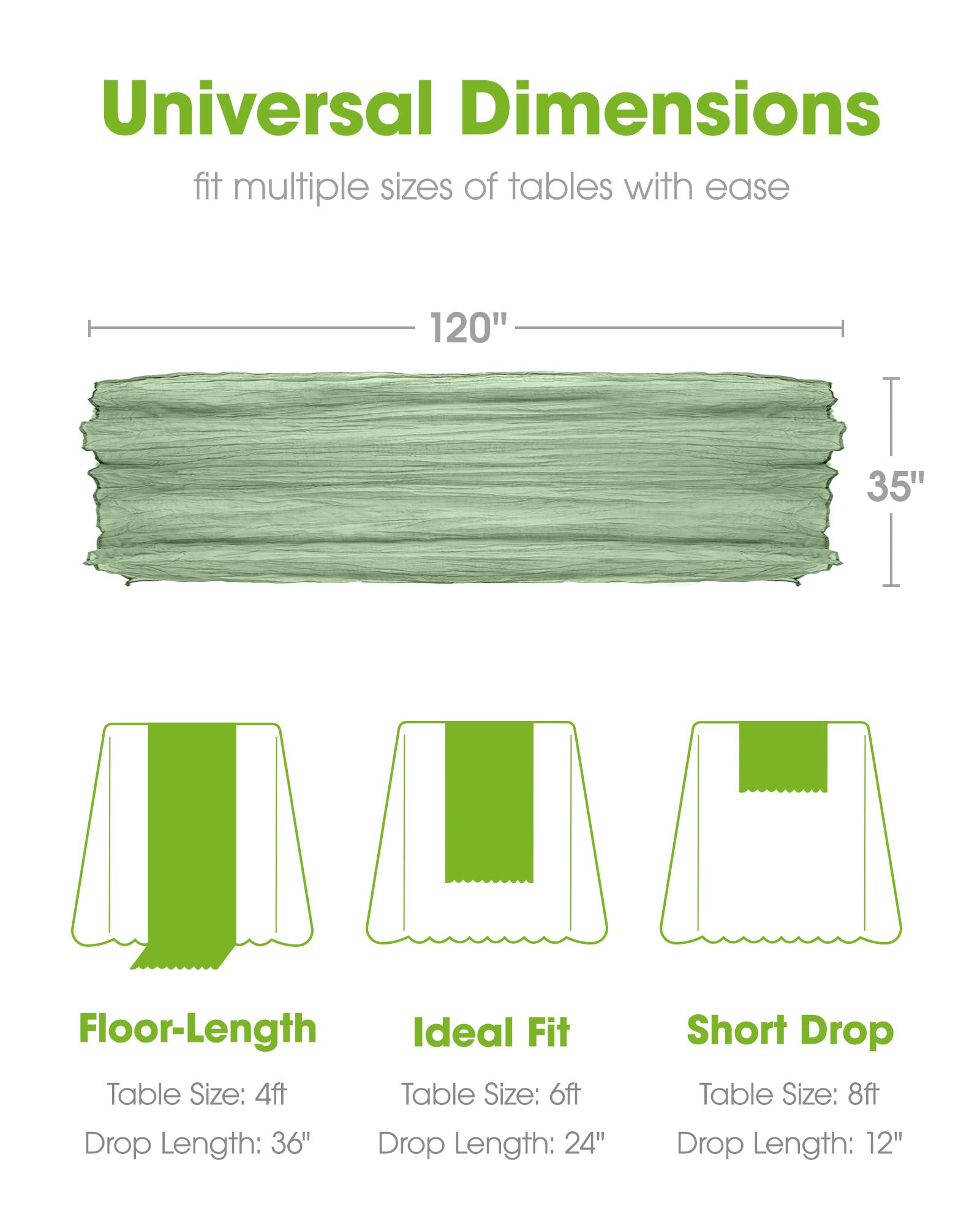 Care instructions for Pureegg table runner emphasizing hand wash.