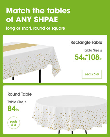 Pureegg 10-pack disposable tablecloths ready for effortless party cleanup