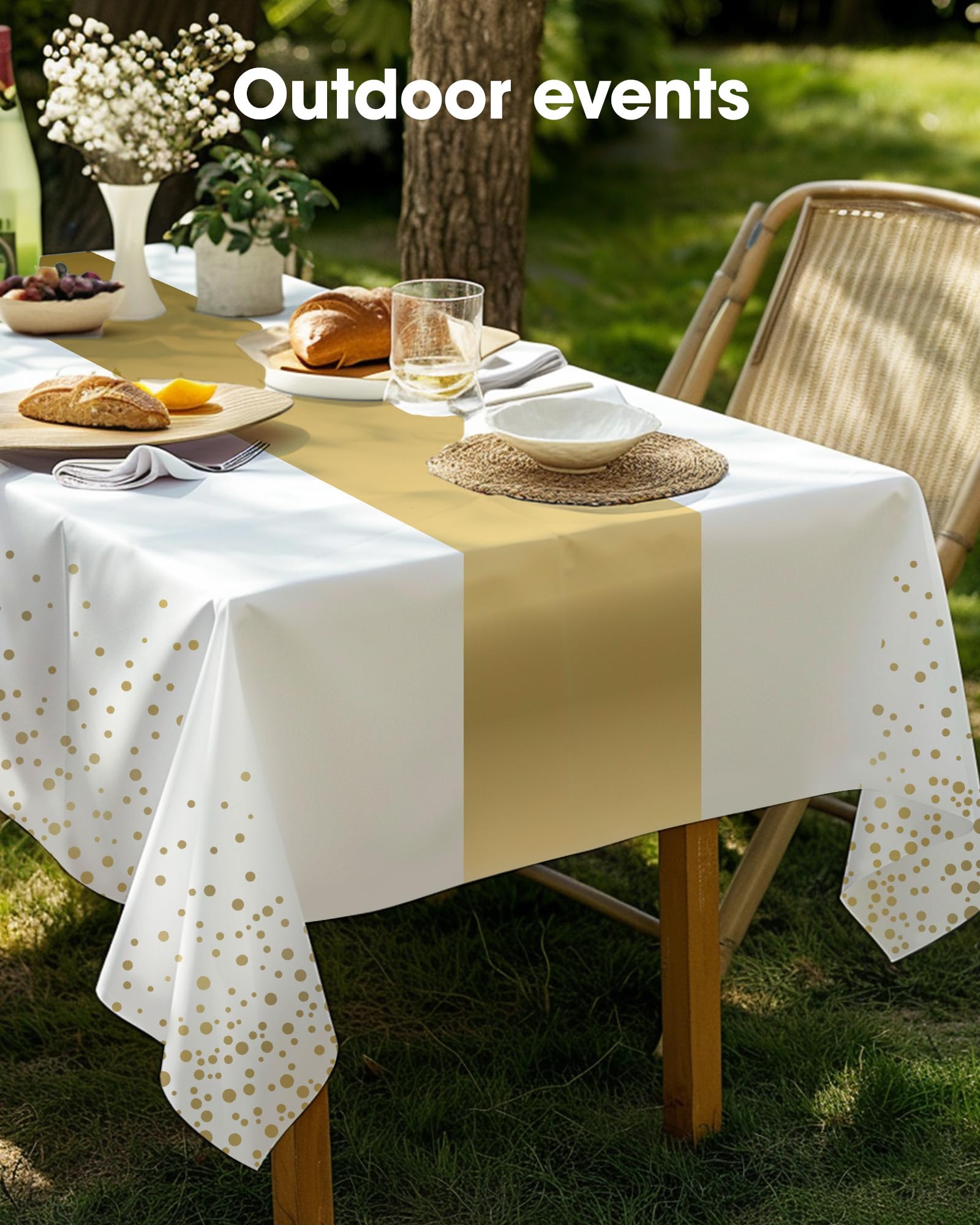 Pureegg dining setup for indoor or outdoor use with versatile style