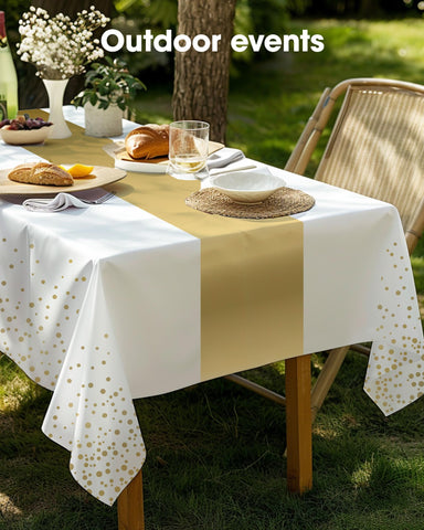 Pureegg dining setup for indoor or outdoor use with versatile style