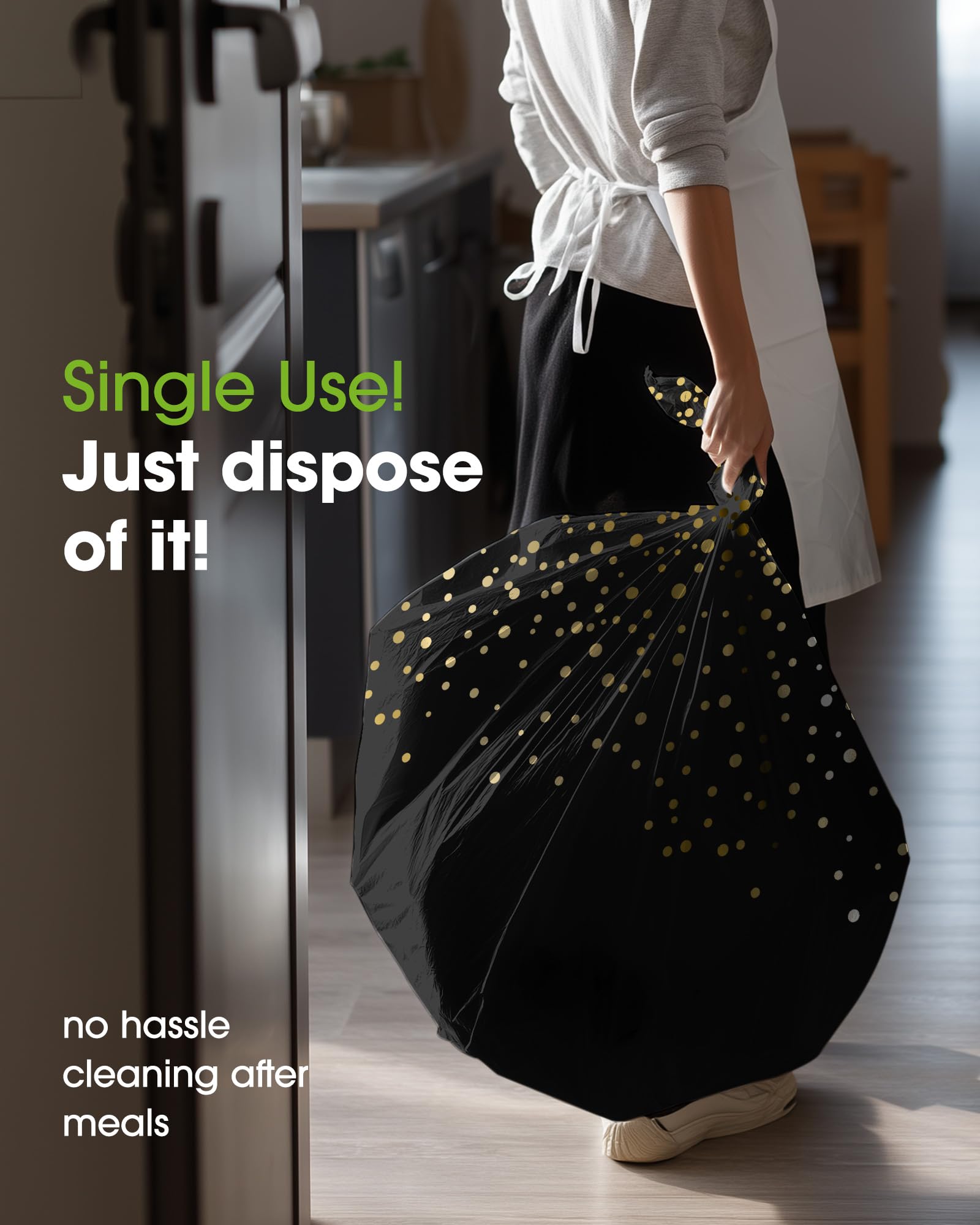 Pureegg disposable design enables fast, easy cleanup after events