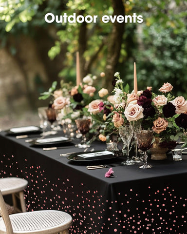 Pureegg tablecloth for easy cleanup after events