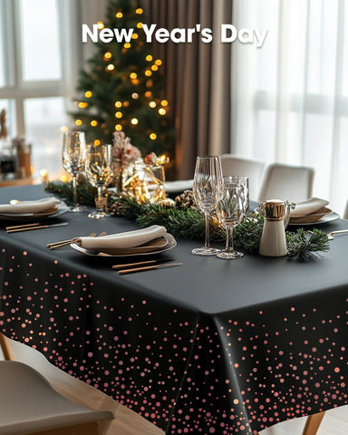 Pureegg graduation decor tablecloth adds elegant backdrop to celebration