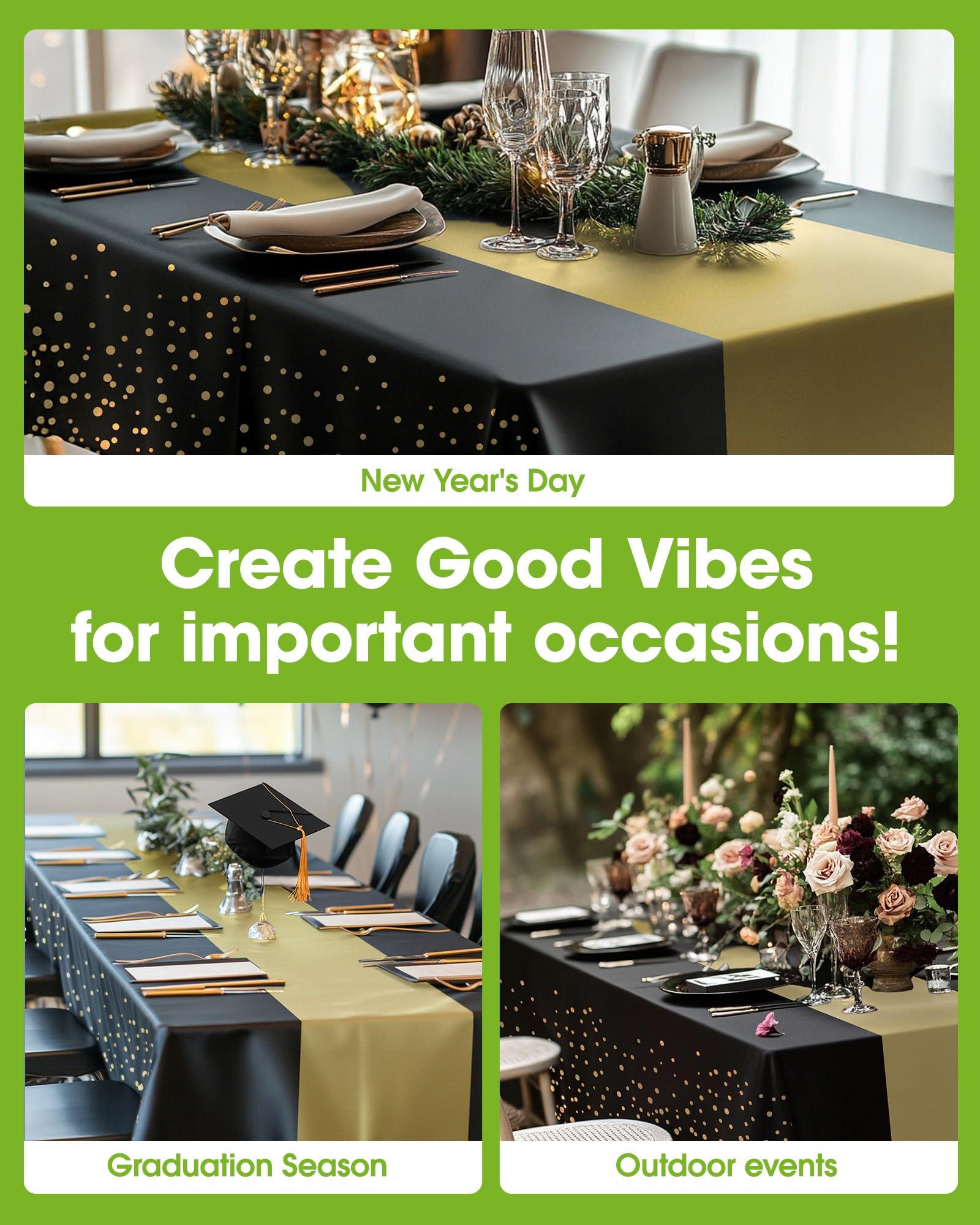 Pureegg tablecloth stainproof-durable cover shields surfaces from messes