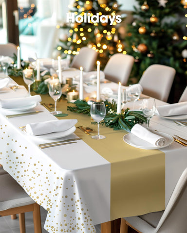 Pureegg table cover protects tables during meals and activities