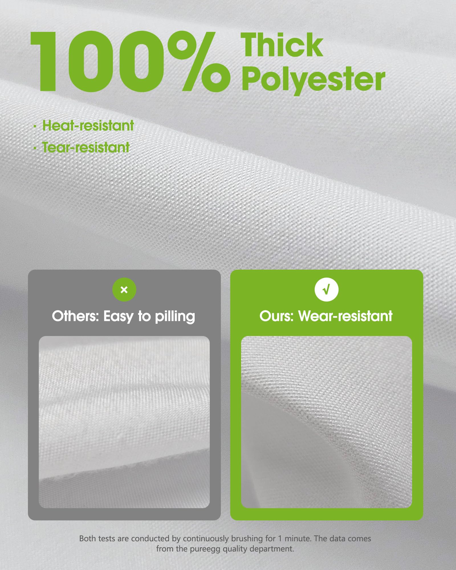 Pureegg tablecloth being machine washed for easy cleanup