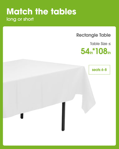 Waterproof and stain-resistant Pureegg tablecloth for quick cleanup