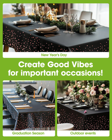 Pureegg tablecloth surface is waterproof and stain-resistant for spills