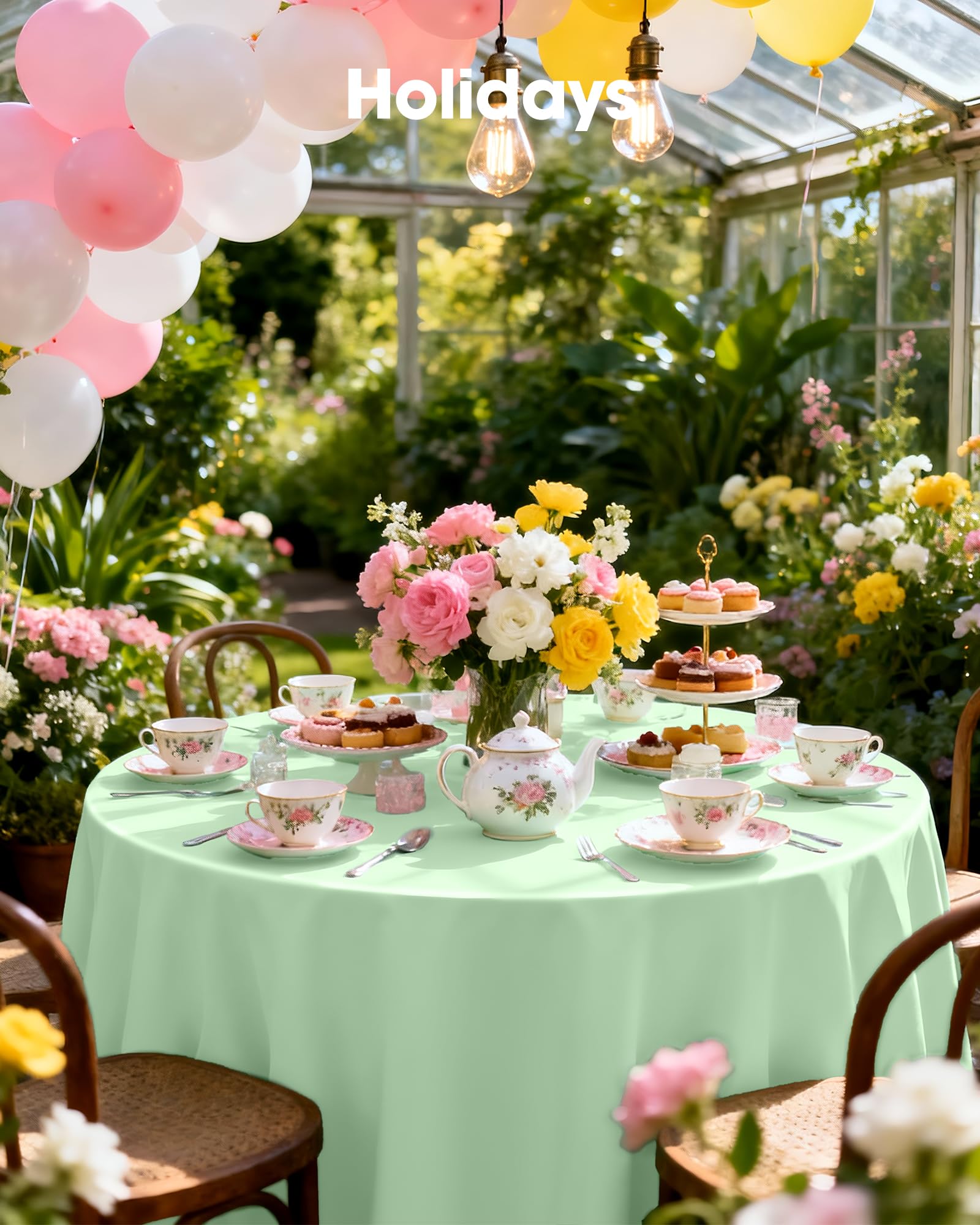 Budget-friendly Pureegg table cloth for party decorating and one-time use.