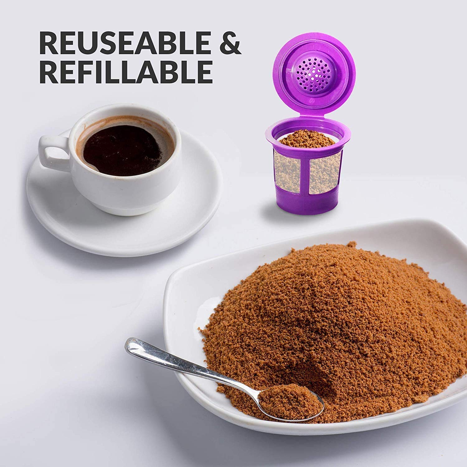 Eco-friendly BPA-free PURHQ design reduces waste in daily use.