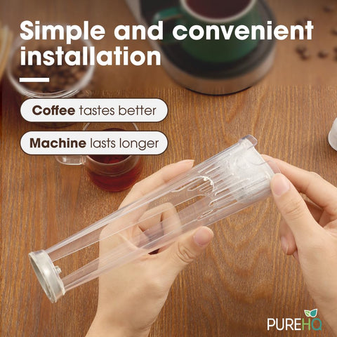 PUREHQ charcoal water filters three-pack delivers cleaner taste.