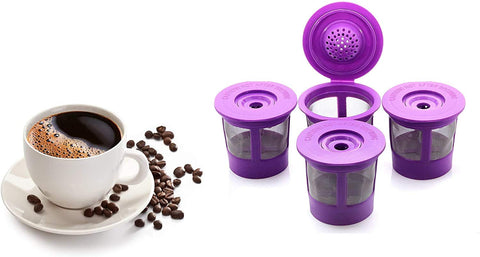 Compact design fits small Keurig models for space-saving convenience.