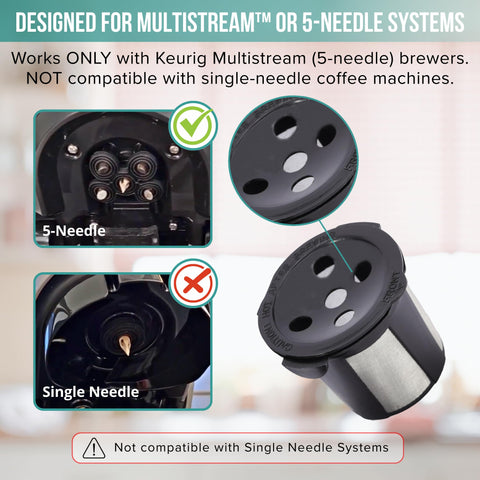 PUREHQ reusable K Cup for K Brew Chill designed for iced coffee preparation.