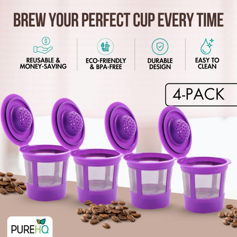 PUREHQ reusable-kcup-keurig-compatibility fits Keurig 1.0 and 2.0