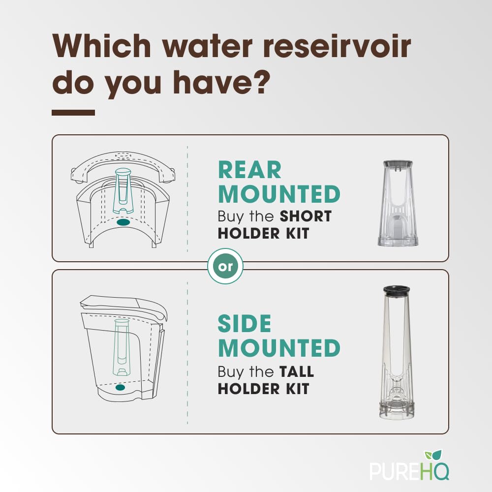 PUREHQ activated charcoal filtration may improve aroma and taste.