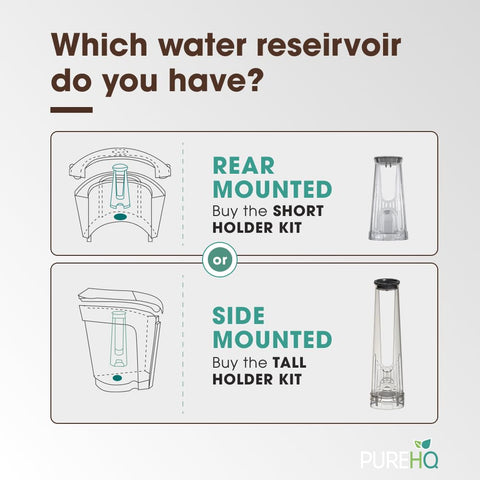 PUREHQ activated charcoal filtration may improve aroma and taste.