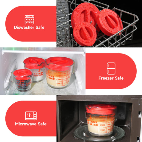 Purekra dishwasher-safe silicone lid for easy cleaning.