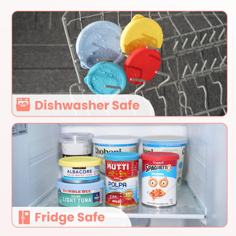 Purekra leak proof can lids ensure no spills and protect fridge aromas